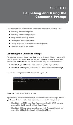 Windows Server 2008 Portable Command Guide