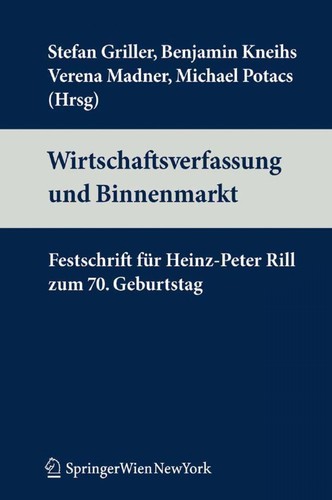 Wirtschaftsverfassung und Binnenmarkt