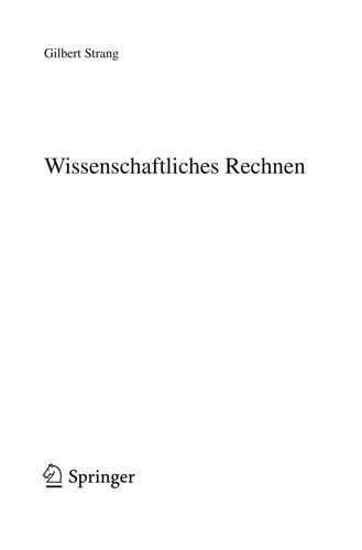 Wissenschaftliches Rechnen