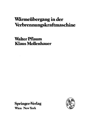 Wärmeübergang in der Verbrennungskraftmaschine