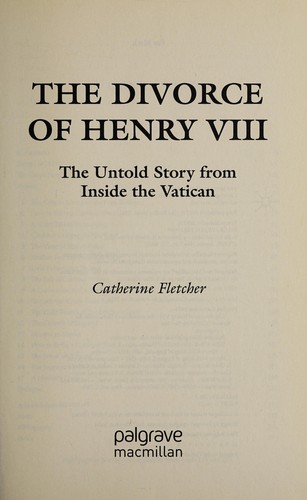 The divorce of Henry VIII