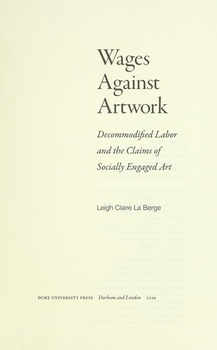 Wages against artwork