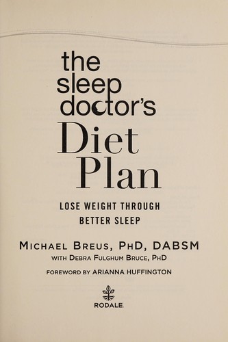 The Sleep Doctor's Diet Plan