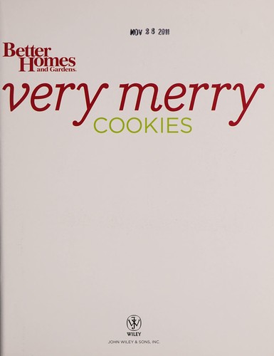 Better homes & gardens very merry cookies