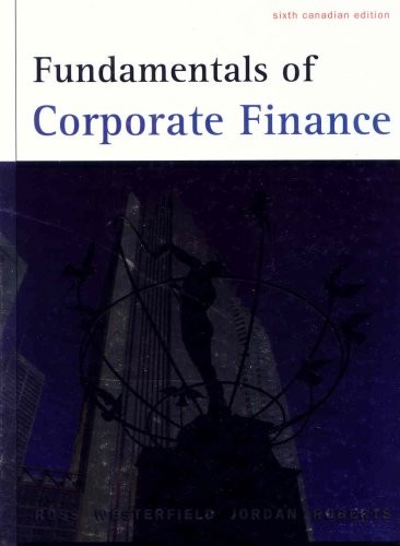 Fundamentals of Corporate Finance Canadian