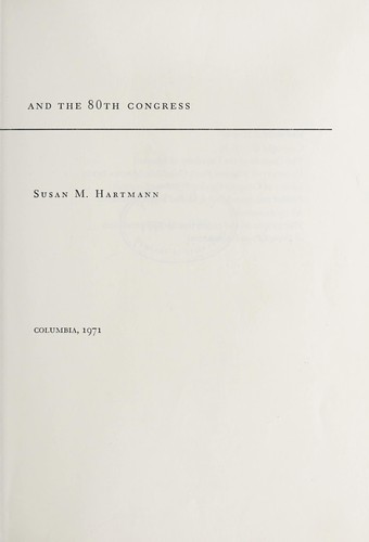 Truman and the 80th Congress