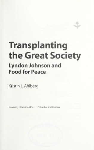 Transplanting the great society