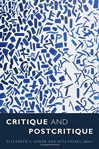 Critique and Postcritique