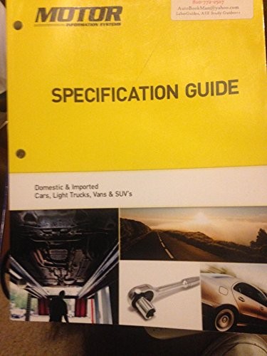 Specification Guide 2016