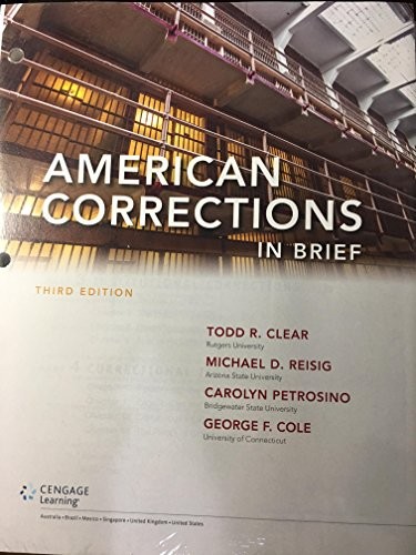 American Corrections in Brief, Loose-leaf Version
