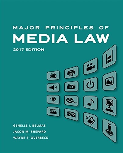 Major Principles of Media Law, 2017