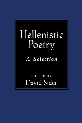 Hellenistic Poetry