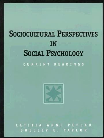 Sociocultural Perspectives in Social Psychology
