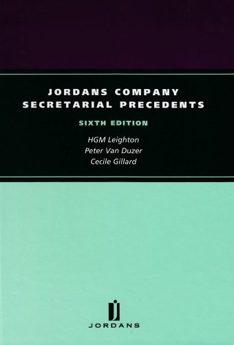 Jordan's Company Secretarial Precedents