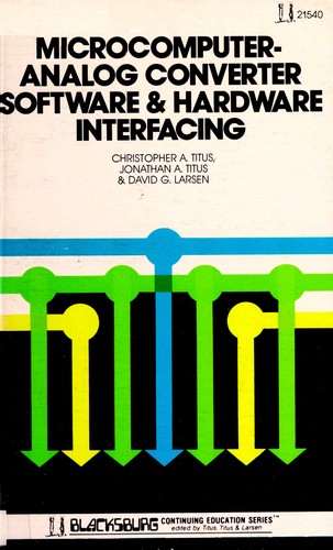Microcomputer-analog converter software and hardware interfacing
