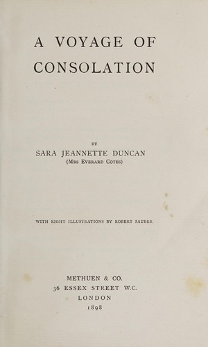 A Voyage of Consolation