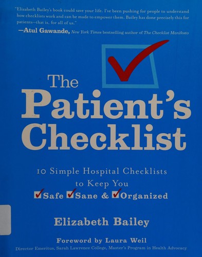 The patient's checklist