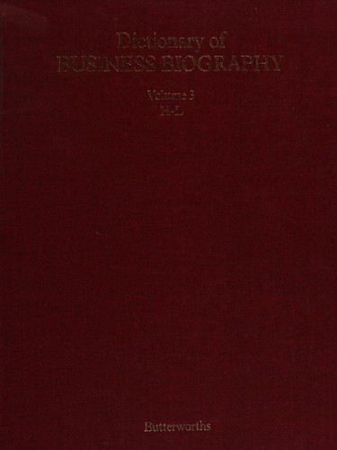 Dictionary of business biography