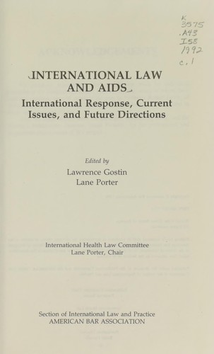 International Law and AIDS