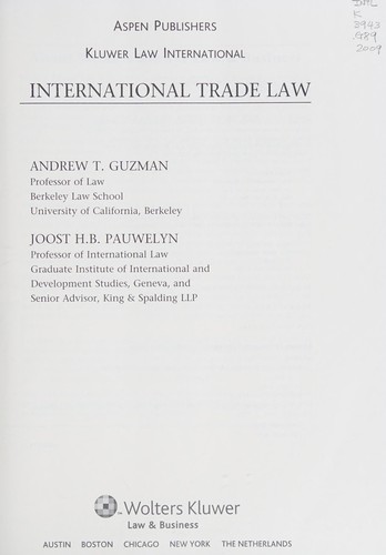 International Trade Law