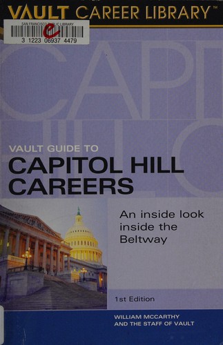 Vault guide to Capitol Hill careers