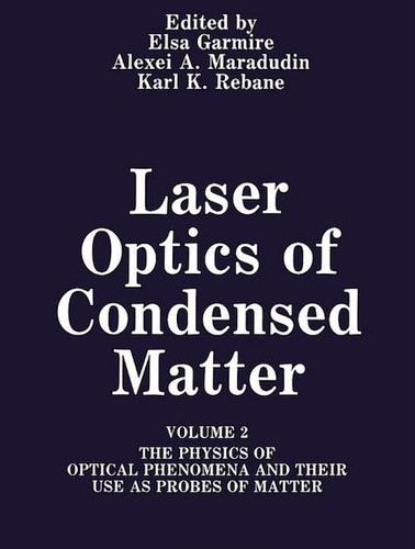 Laser Optics of Condensed Matter