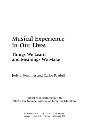 Musical Experience in Our Lives