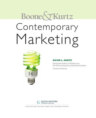 Contemporary Marketing