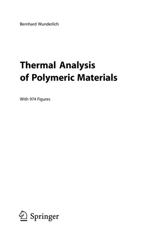Thermal Analysis of Polymeric Materials