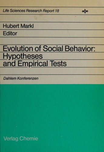 Evolution of Social Behavior