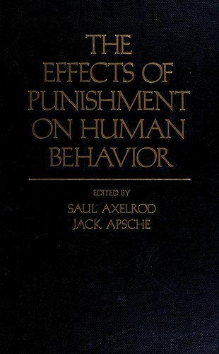 The Effects of punishment on human behavior