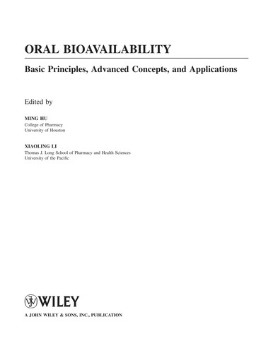 Oral Bioavailability