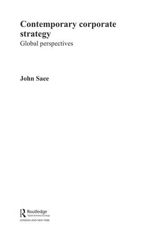 Contemporary Corporate Strategy