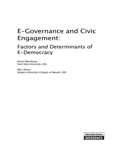 E-governance and civic engagement
