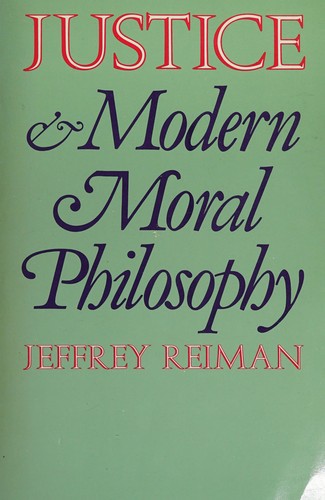 Justice and Modern Moral Philosophy