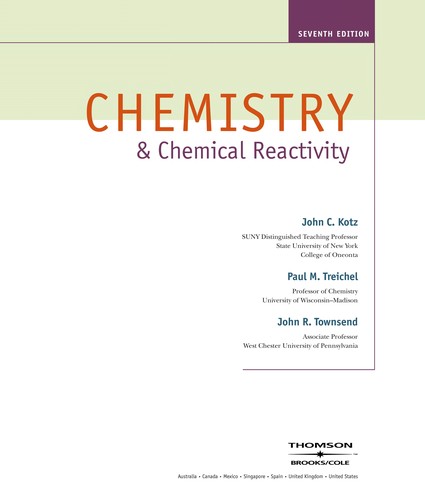 Chemistry & chemical reactivity