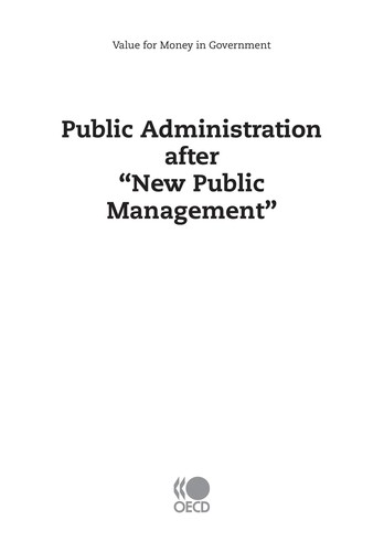 Public Administration After New Public Management