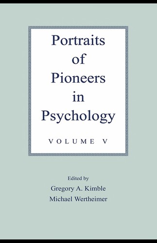 Portraits of Pioneers in Psychology