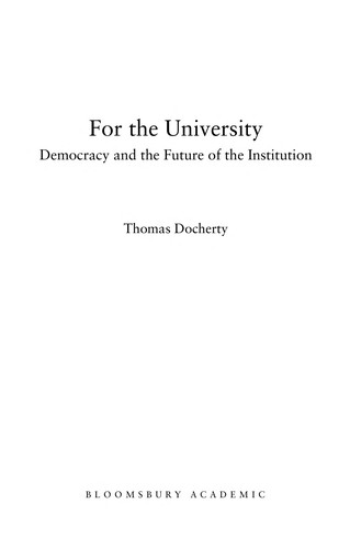 For the University