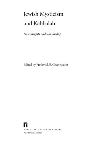 Jewish Mysticism and Kabbalah