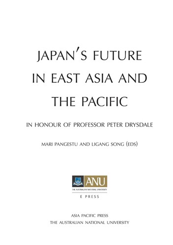 Japan's Future in East Asia and the Pacific