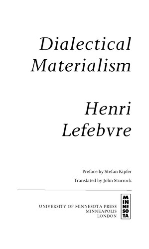 Dialectical materialism