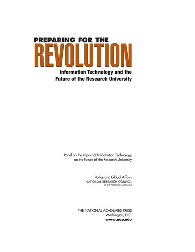 Preparing for the Revolution