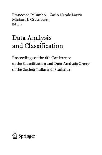 Data Analysis and Classification