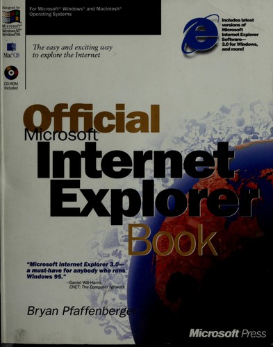 Official Microsoft Internet Explorer book
