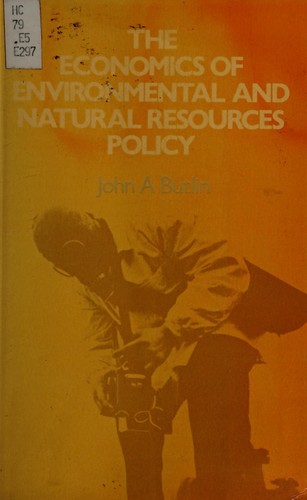 Economics of Environmental and Natural Resources Policy