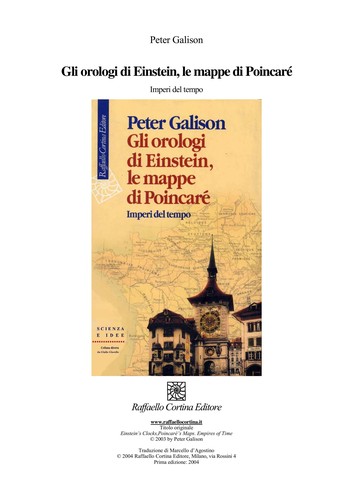Gli orologi di Einstein, le mappe di Poincare