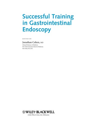 Successful Training in Gastrointestinal Endoscopy