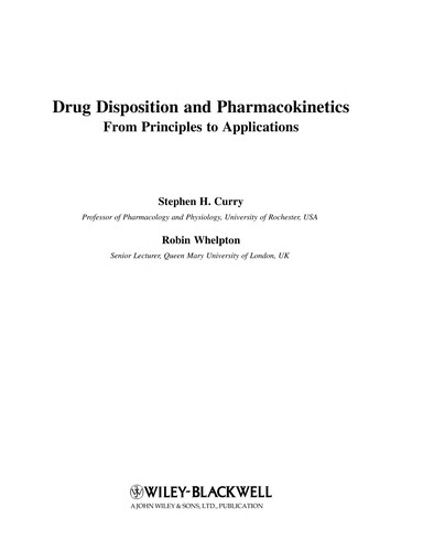Drug Disposition and Pharmacokinetics