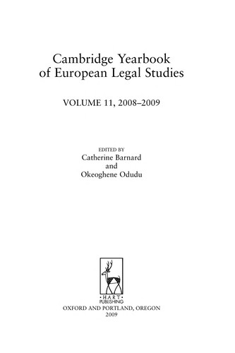 The Cambridge yearbook of European legal studies